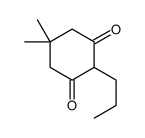 2-Propyl-5,5-dimethylcyclohexane-1,3-dione structure