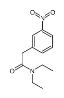 N,N-Diethyl-3-nitrobenzeneacetamide Structure
