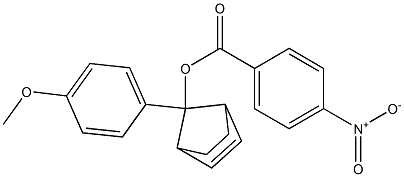 (1β,4β,7-anti)-7-(p-Methoxyphenyl)norborn-2-en-7-ol p-nitrobenzoate结构式