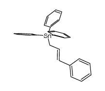 1-phenylprop-2-enyl(triphenyl)stannane Structure