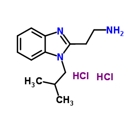 2-(1-Isobutyl-1H-benzimidazol-2-yl)ethanamine dihydrochloride结构式