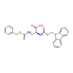 Fmoc-Dap(Z)-OH structure