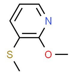 Pyridine, 2-methoxy-3-(methylthio)- (9CI)结构式