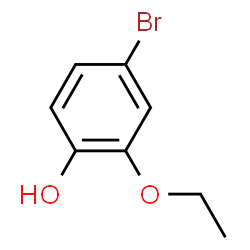 4-溴-2-乙氧基苯酚结构式