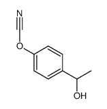 Cyanic acid, 4-(1-hydroxyethyl)phenyl ester (9CI) structure