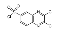 2,3-dichloroquinoxaline-6-sulphonyl chloride Structure