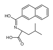 (2R)-4-methyl-2-(naphthalene-2-carbonylamino)pentanoic acid Structure
