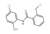 N1-(5-CHLORO-2-HYDROXYPHENYL)-2-(CHLOROMETHYL)BENZAMIDE结构式