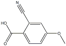 2-cyano-4-methoxybenzoic acid结构式