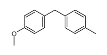 1-methoxy-4-[(4-methylphenyl)methyl]benzene结构式