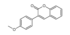 3-(4-METHOXYPHENYL)-2H-CHROMEN-2-ONE结构式
