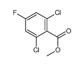 Methyl 2,6-dichloro-4-fluorobenzoate结构式