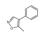 Isoxazole, 5-methyl-4-phenyl- (6CI,8CI,9CI) structure