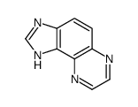 1H-Imidazo[4,5-f]quinoxaline(9CI) Structure