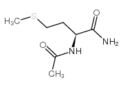 Acetyl-L-methionine amide structure