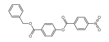 benzyl-4-(p-nitrobenzoyloxy)benzoate Structure