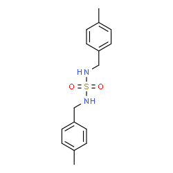 N,N'-BIS(4-METHYLBENZYL)SULFAMIDE结构式