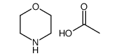 acetic acid,morpholine Structure