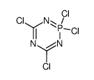 2,2,4,6-Tetrachloro-1,3,5,2λ5-triazaphosphorin结构式