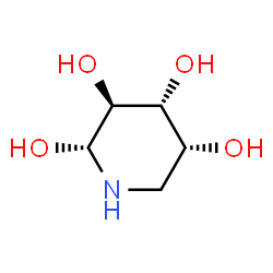 2,3,4,5-Piperidinetetrol, (2R,3S,4R,5R)- (9CI)结构式