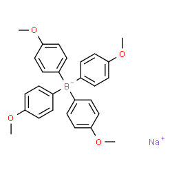 Borate(1-), tetrakis(4-Methoxyphenyl)-, sodium(1:1)结构式