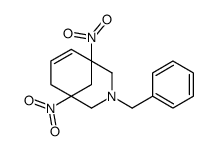 3-benzyl-1,5-dinitro-3-azabicyclo[3.3.1]non-6-ene Structure