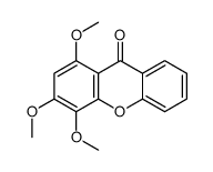 1,3,4-trimethoxyxanthen-9-one结构式