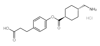 Cetraxate HCl structure
