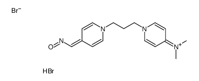 [1-[3-[4-(dimethylamino)pyridin-1-ium-1-yl]propyl]pyridin-4-ylidene]methyl-oxoazanium,dibromide结构式