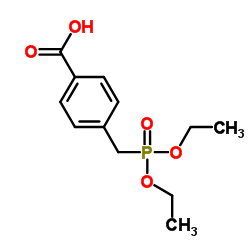 4-(二乙氧基次膦基甲基)苯甲酸结构式