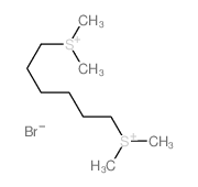 Hexane,1,6-bis(dimethylthio)-, bromide (1:2) Structure