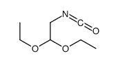 Ethane,1,1-diethoxy-2-isocyanato- Structure