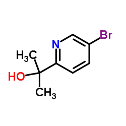 2-(5-Bromo-2-pyridinyl)-2-propanol Structure