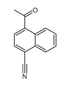 4-acetylnaphthalene-1-carbonitrile Structure
