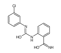 2-[(3-chlorophenyl)carbamoylamino]benzamide结构式