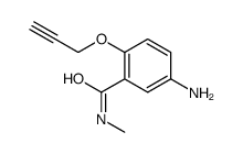 5-amino-N-methyl-2-prop-2-ynoxybenzamide Structure