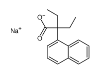 sodium,2-ethyl-2-naphthalen-1-ylbutanoate结构式