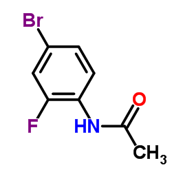 4-Bromo-2-fluoroacetanilide Structure
