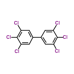 3,3,4,4,5,5-六氯联苯结构式