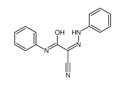 N,2-dianilino-2-oxoethanimidoyl cyanide Structure