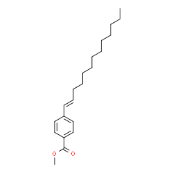 METHYL 4-(1-TRIDECENYL)BENZENECARBOXYLATE structure