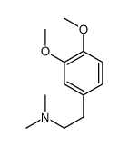 2-(3,4-dimethoxyphenyl)-N,N-dimethylethanamine结构式