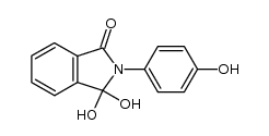 3,3-dihydroxy-2-(4-hydroxyphenyl)isoindolin-1-one Structure