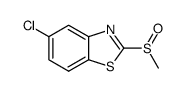 5-chloro-2-methanesulfinyl-benzothiazole结构式