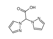 2,2-DI(1H-PYRAZOL-1-YL)ACETIC ACID Structure