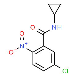 5-Chloro-N-cyclopropyl-2-nitrobenzamide结构式
