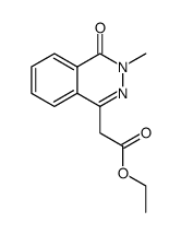 2-(3-甲基-4-氧代-3,4-二氢酞嗪-1-基)乙酸乙酯结构式