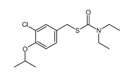 Diethyl-thiocarbamic acid S-(3-chloro-4-isopropoxy-benzyl) ester Structure