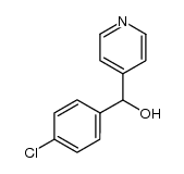 (pyridin-4-yl)-(4-chlorophenyl)methanol结构式