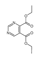 pyrimidine-4,5-dicarboxylic acid diethyl ester结构式